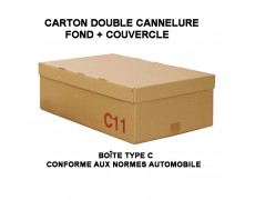 Boîte Type C normes automobile - Double cannelure