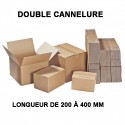 Caisse double cannelure- Longueur 200 à 400mm