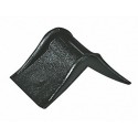 Angle de protection plastique noir 25 x 25 mm