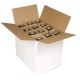 Caisse carton pour 12 bouteilles debout